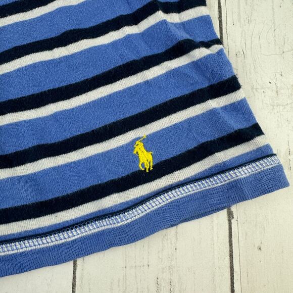 Polo Ralph Lauren Blue Striped Classic-Fit Cotton Boxer Briefs Underwear Medium - Picture 8 of 8